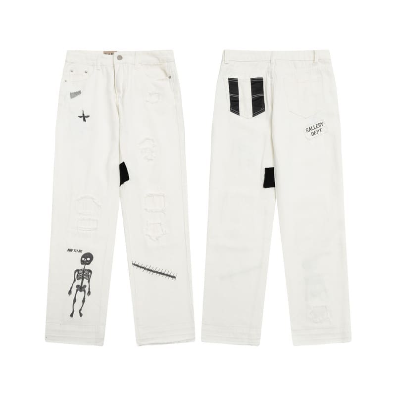 Gallery Dept Paint-Splashing Style Jeans