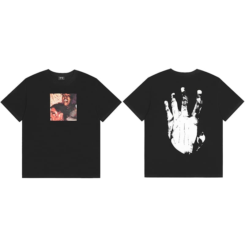 Revenge Rhinestone Palm Tee