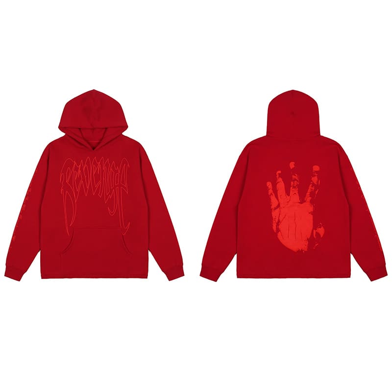 Revenge Keel Smoke Skull Hoodie