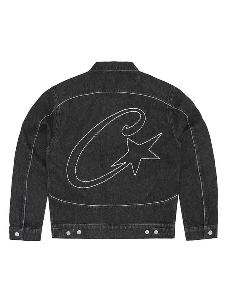 Corteiz Embroidered Five-Pointed Star Denim