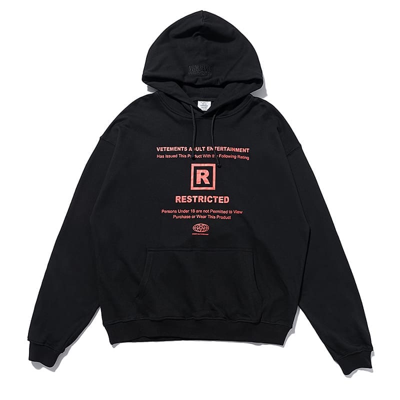 Vetements Express Letter Print Hoodie 2