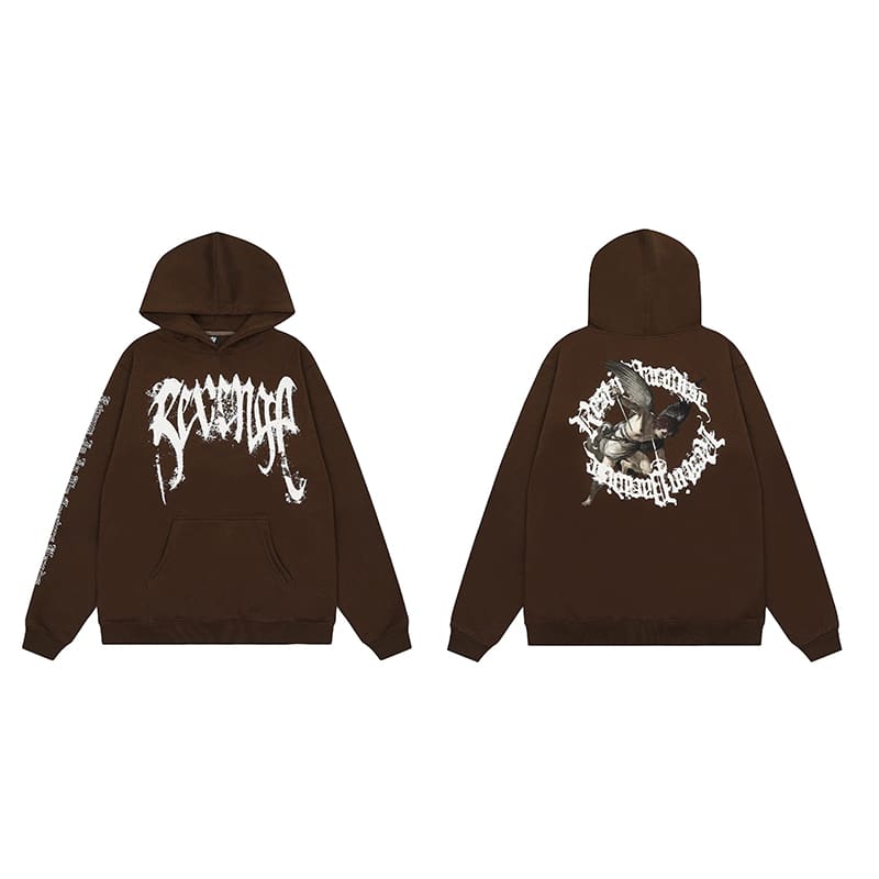 Revenge Keel Smoke Skull Hoodie