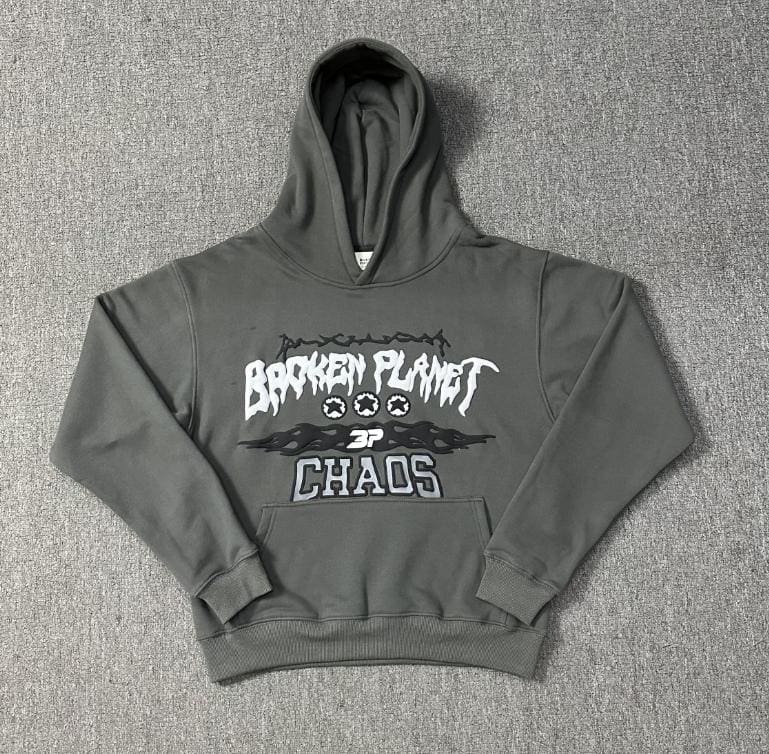 Broken Planet Puff Print Hoodie 1