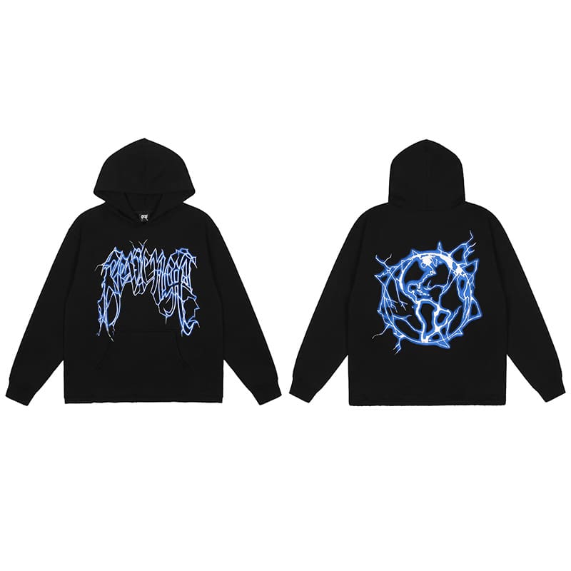 Revenge Keel Smoke Skull Hoodie