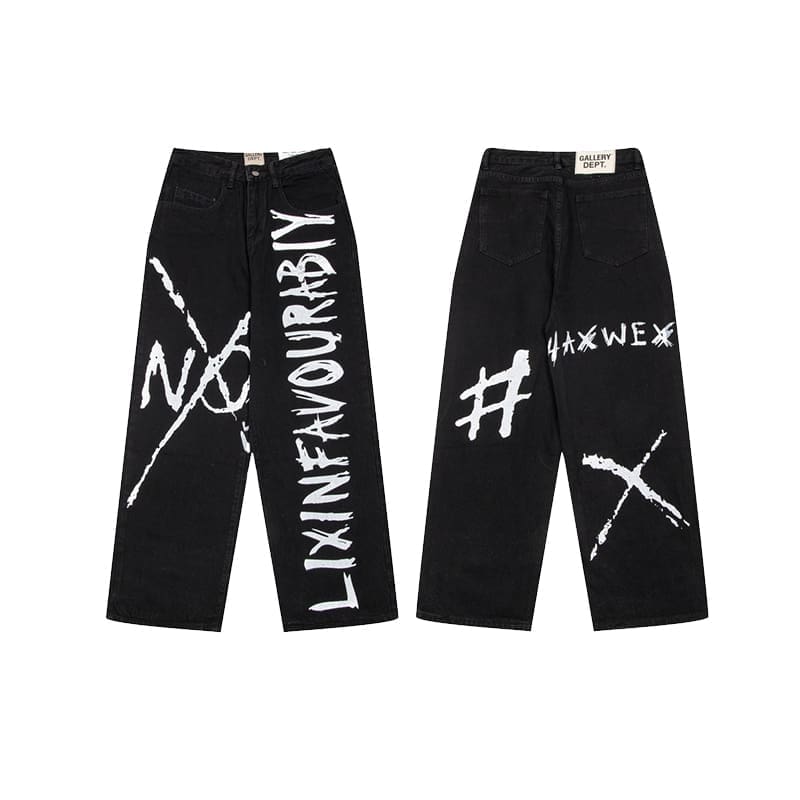 Gallery Dept Paint-Splashing Style Jeans