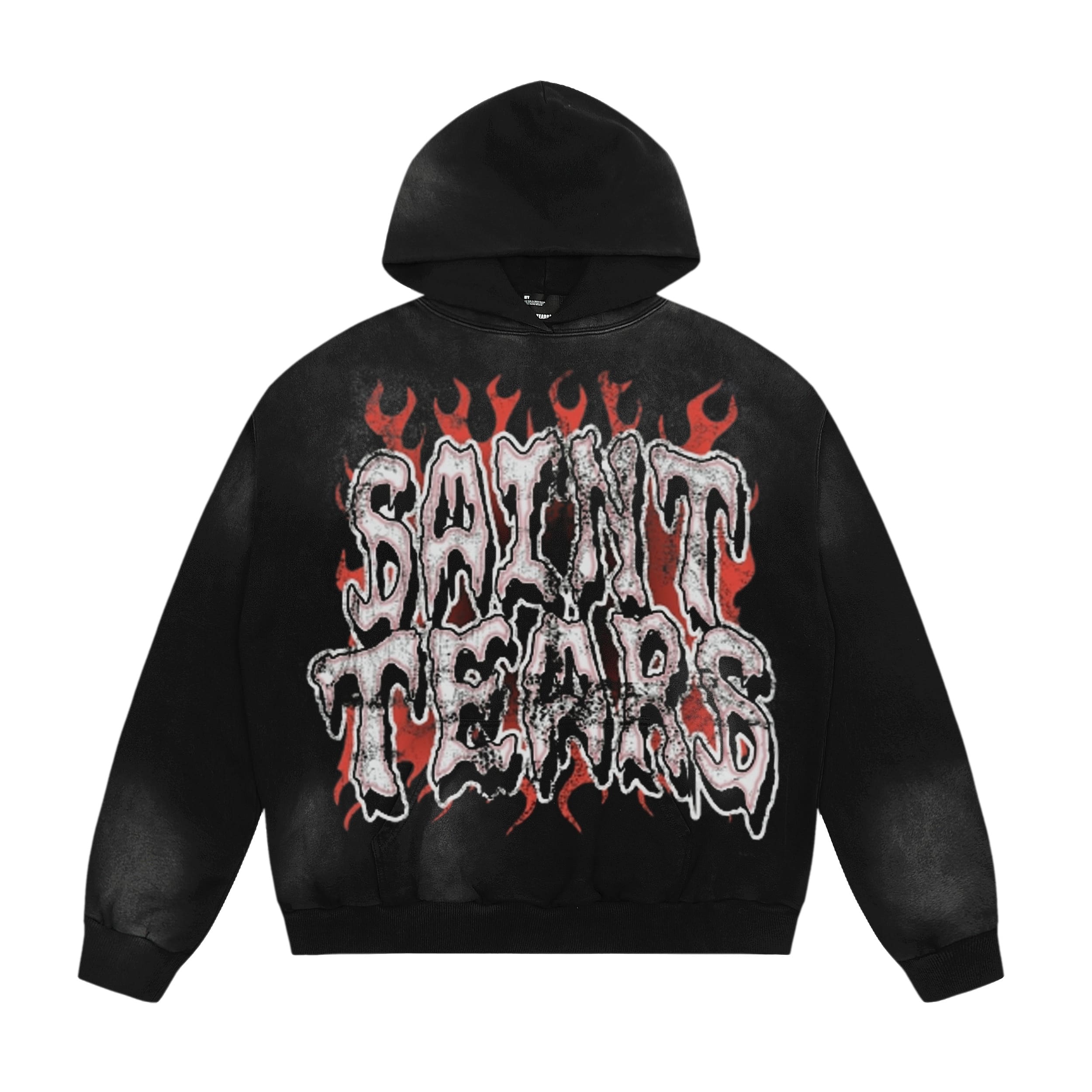 Saint Michael Denim Tears Old Cross Hoodie