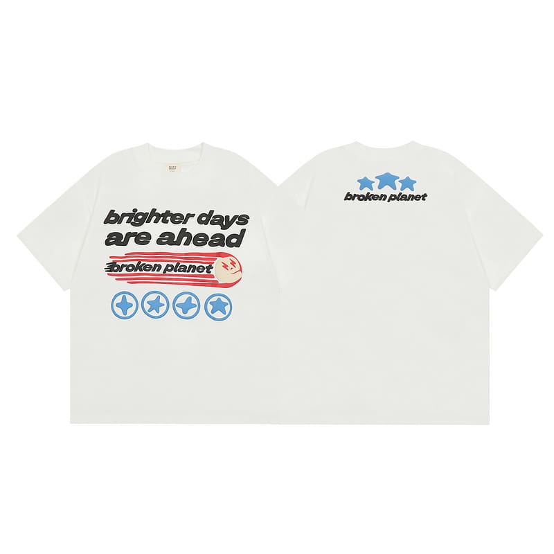 Broken Planet Puff Print Tee