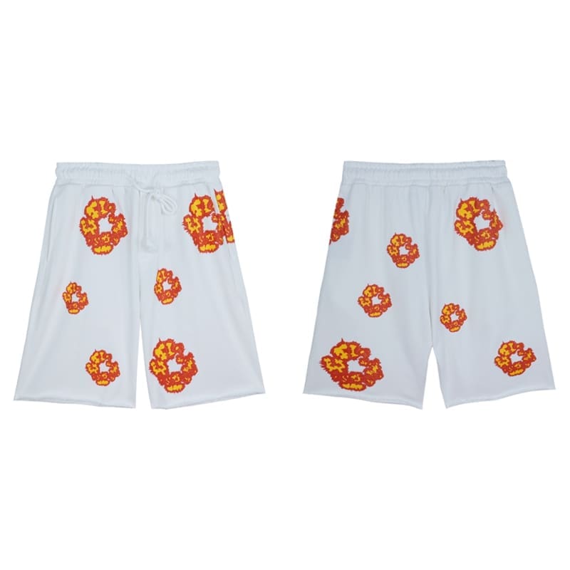 Denim Tears Kapok Flame Print Shorts