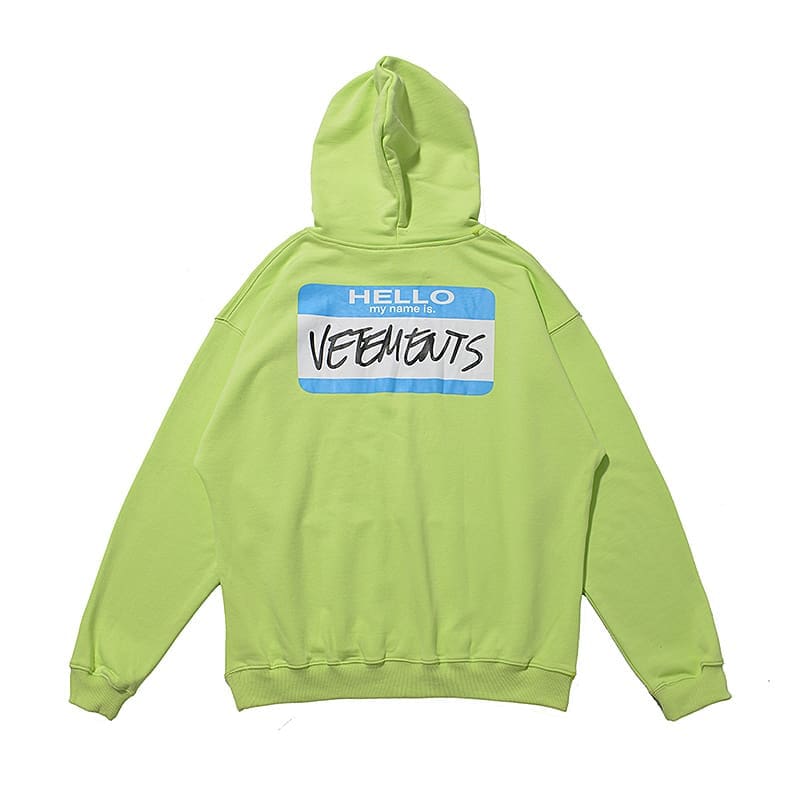 Vetements Express Letter Print Hoodie 2