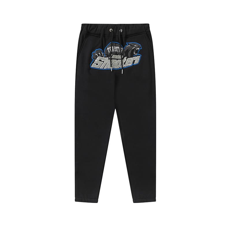 Trapstar Blue Gray Tiger Head Towel Embroidery Sweatsuit