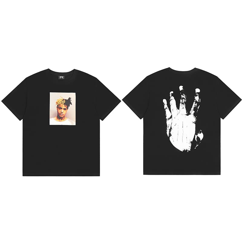 Revenge Rhinestone Palm Tee