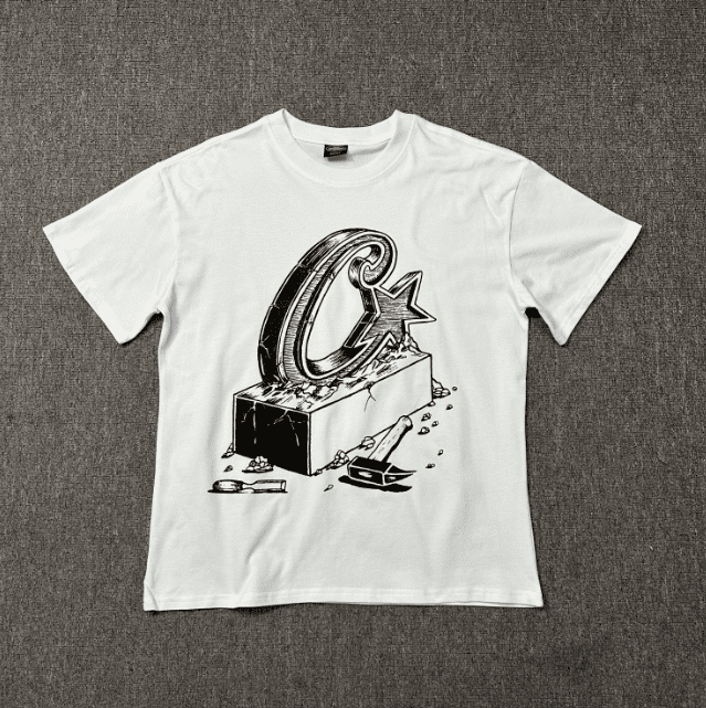 Corteiz Devil Island Pistol Letter Tee