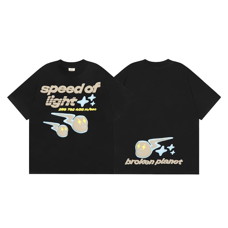 Broken Planet Puff Print Tee
