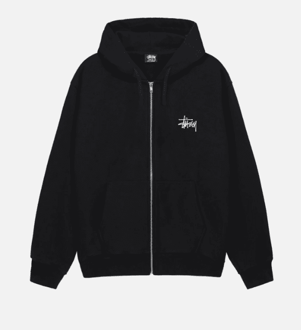 Basic Stüssy Zip Hoodie