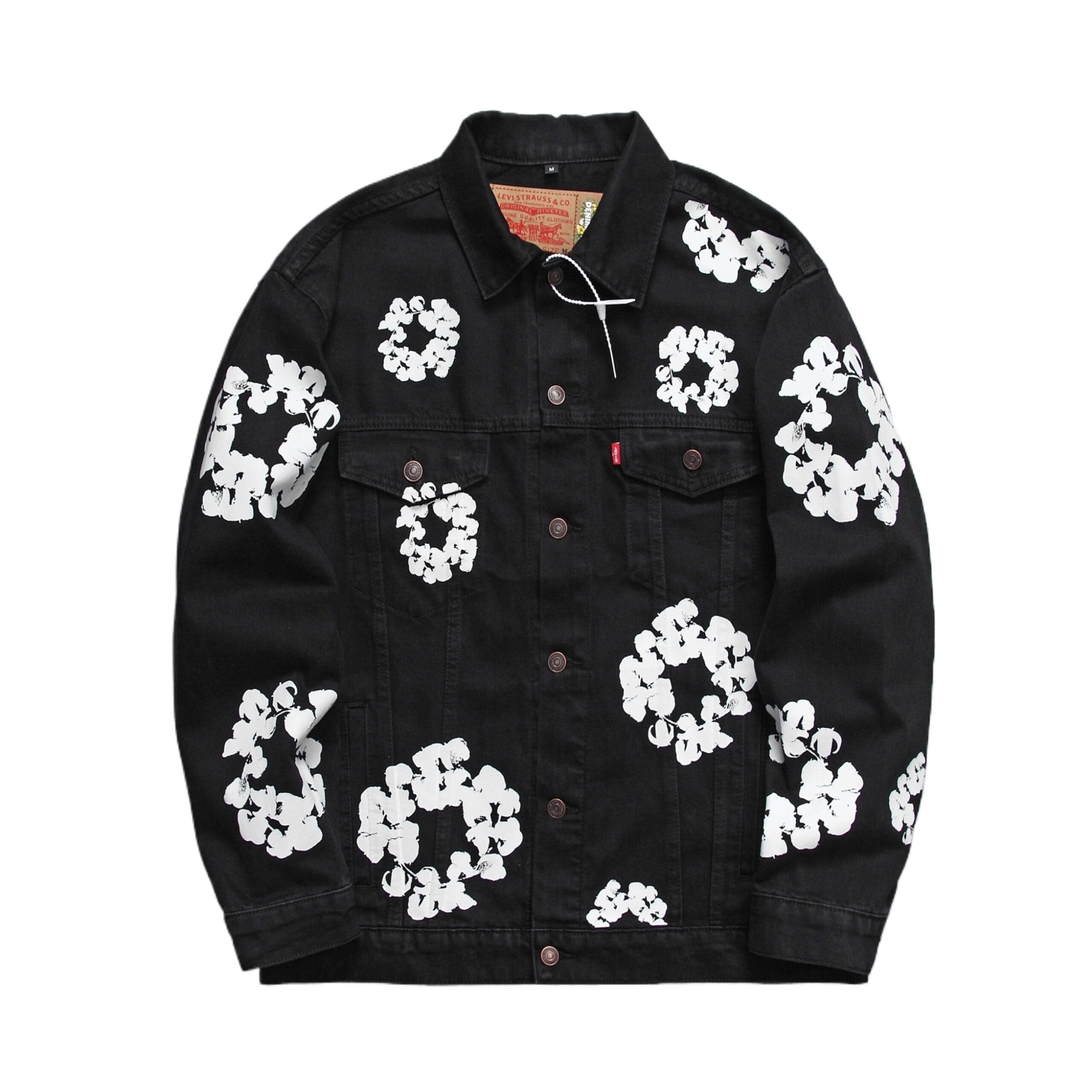 Denim Tears 3D Printing Kapok Denim Coat