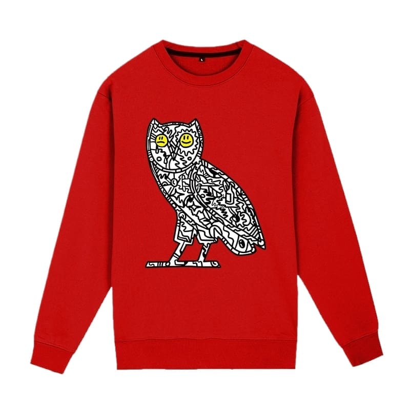 Owl Ovo Sweater With Drake’S Clb Art