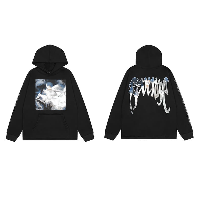 Revenge Keel Smoke Skull Hoodie