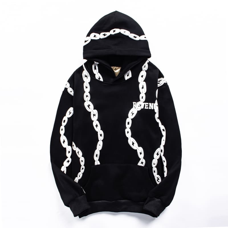 Revenge Chain Puff Print Hoodie