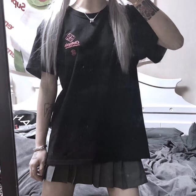 Clot Blue And White Porcelain Chinese Print T-Shirt