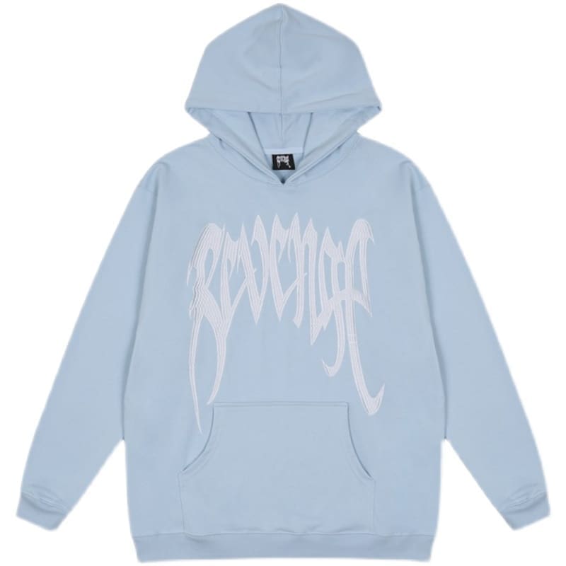 Revenge Embroidered Logo Hoodie