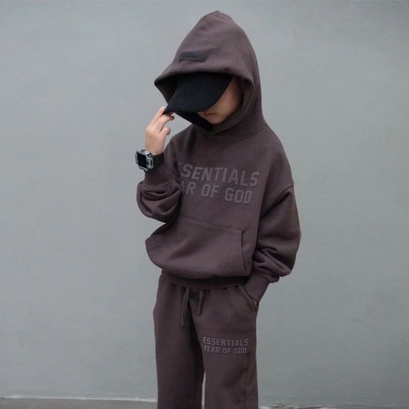 Essentials Fog Kids’ Hooded Sweater Set