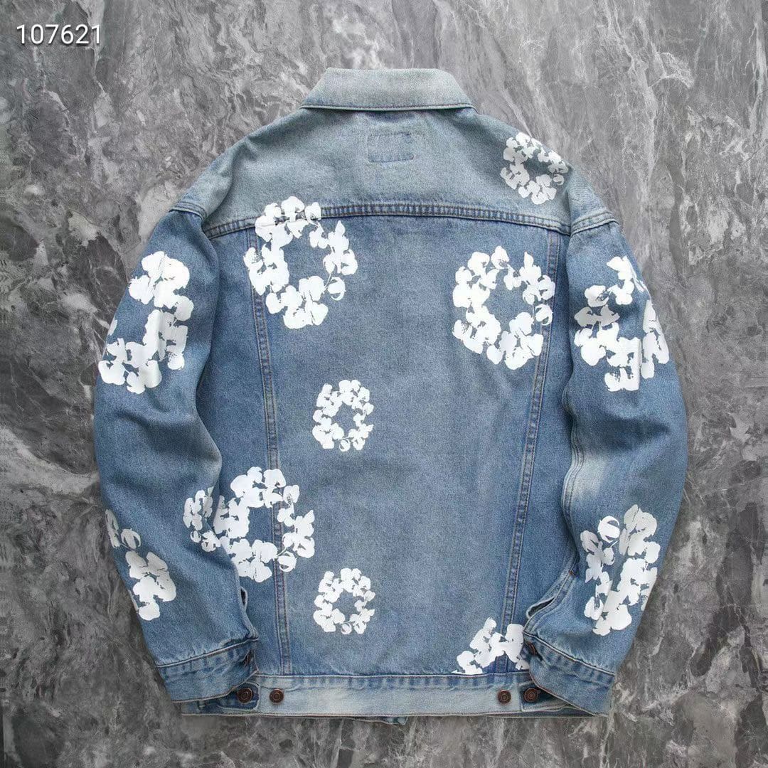 Denim Tears 3D Printing Kapok Denim Coat
