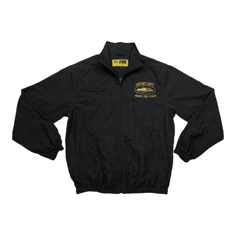 Corteiz Drill Style Embroidered Stand Collar Jacket