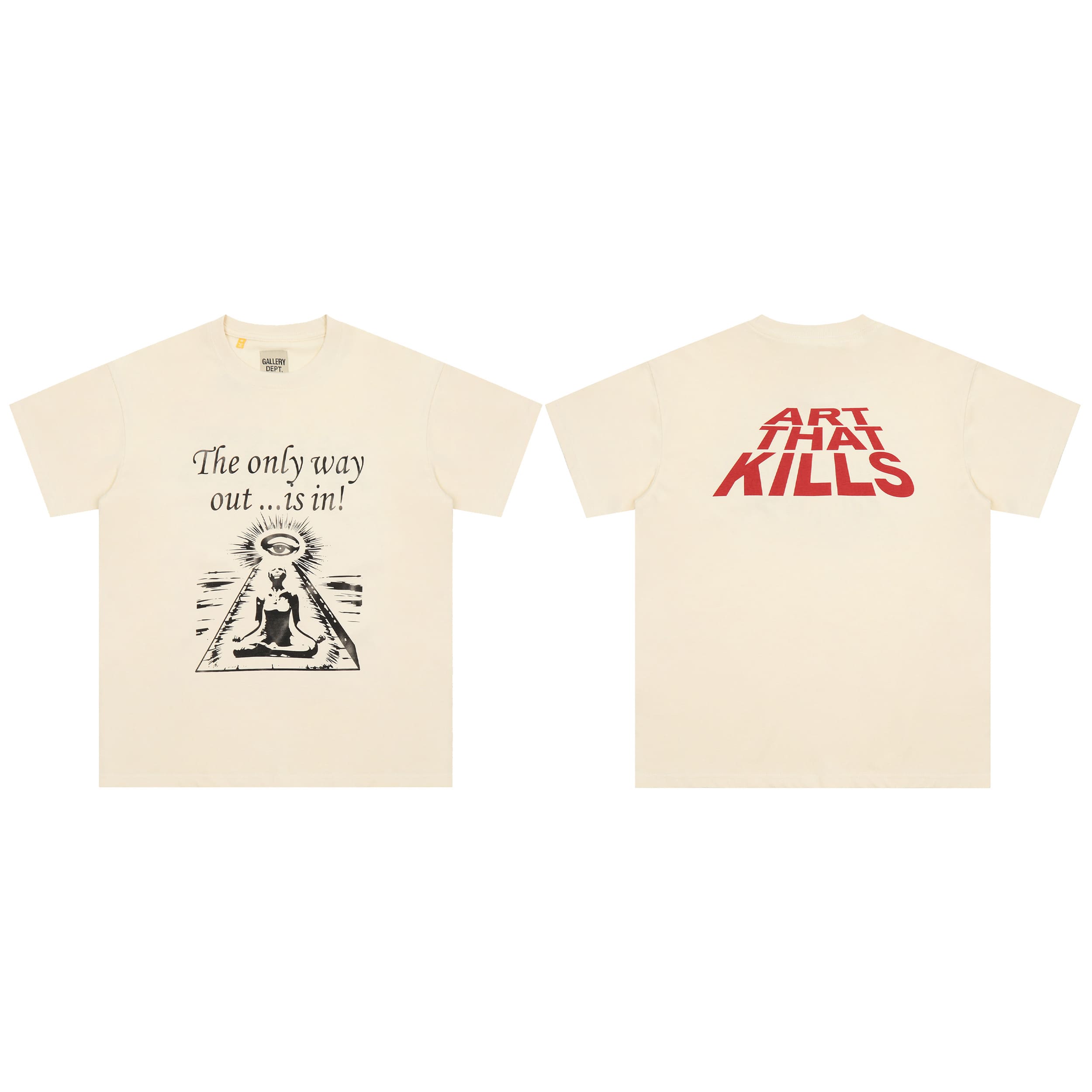 Gallery Dept Fog Vintage Distressed T-Shirt