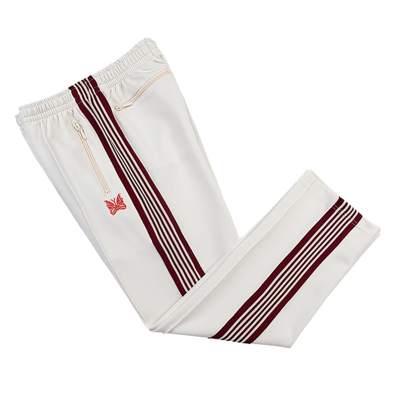 Needles Butterfly Embroidery Side Stripe Pants (Ins)