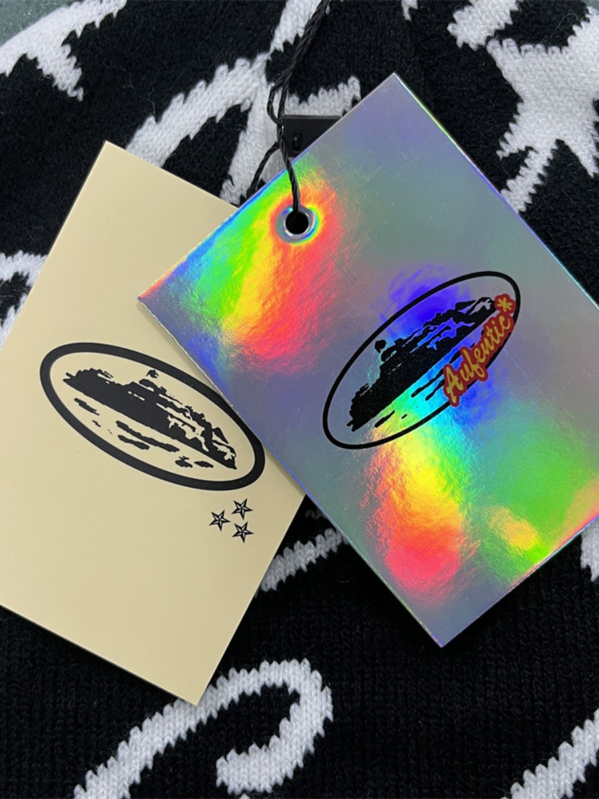 Corteiz Devil Island Demon Printed Beanie