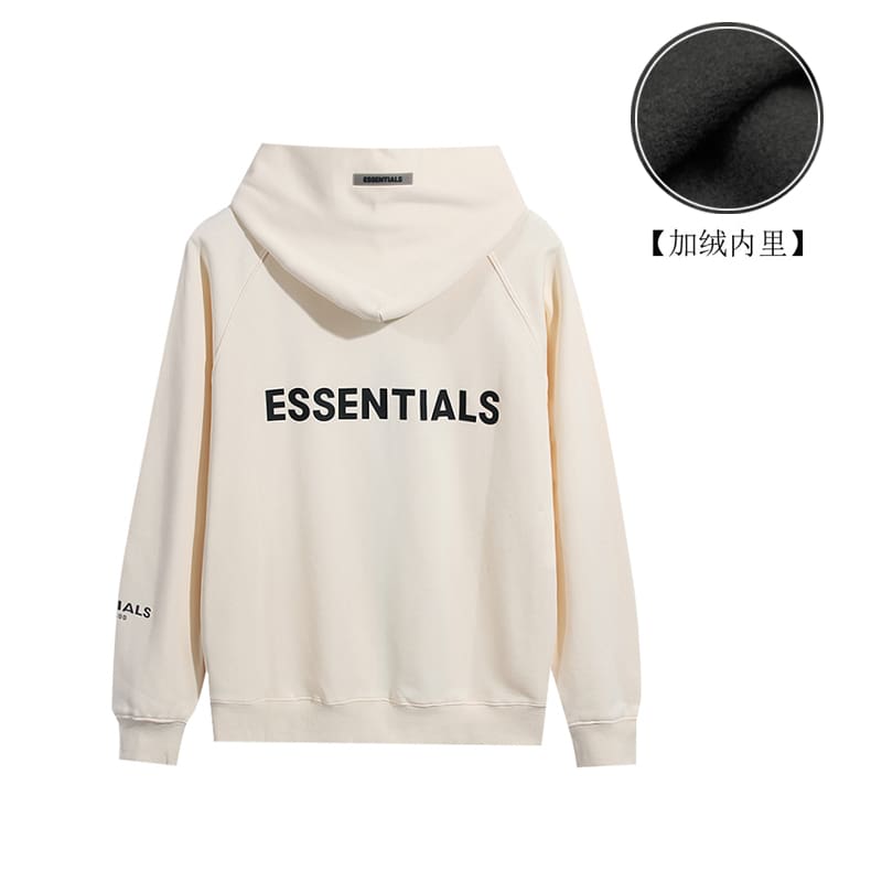 Fog Essentials Back Letter Zipper Coat
