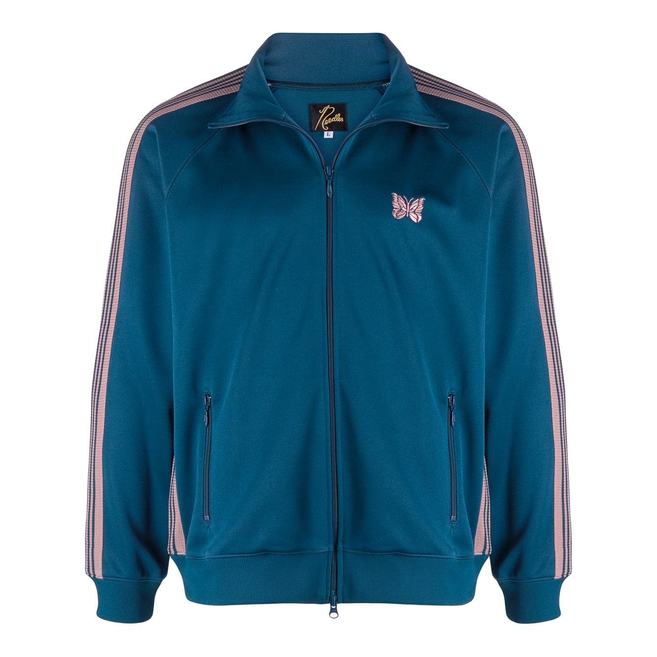 Needles Butterfly Embroidery Side Stripe Pants (Style 3)