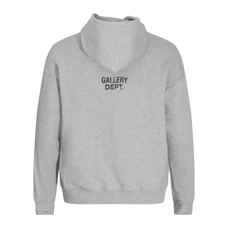 Gallery Dept Distressed Letters Logo Hand-Painted Hoodie