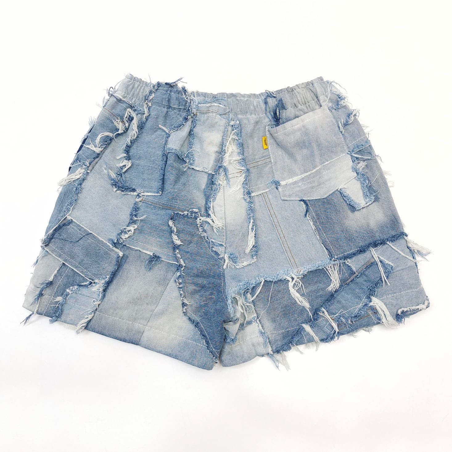 Gallery Dept Patchwork Denim Zuma Shorts Distressed Patch Shorts
