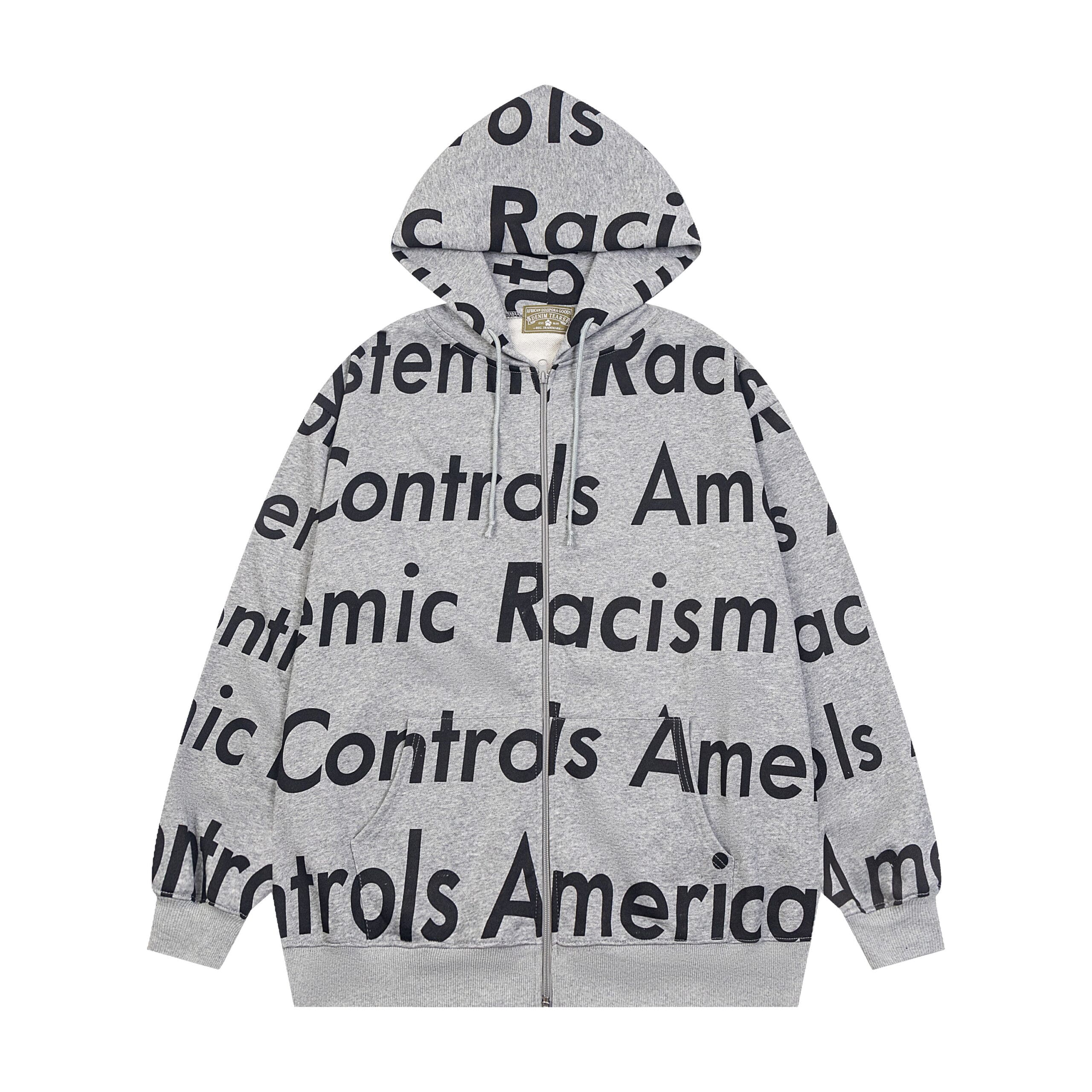 Denim Teares Full Printed Cardigan