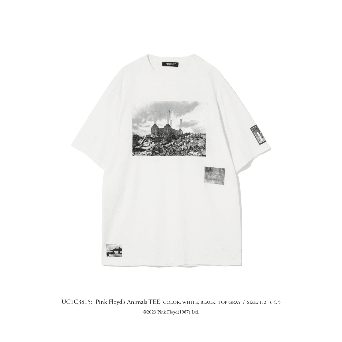 Undercover Pink Floyd Cow Print Vintage Rock Short Sleeve T-Shirt