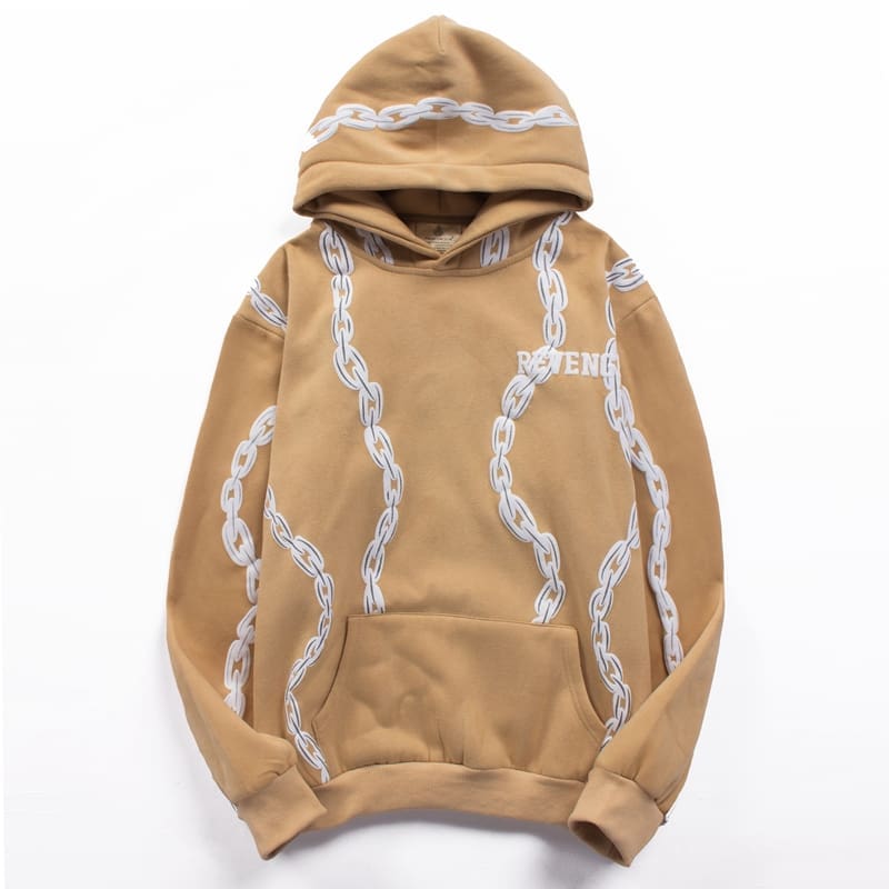 Revenge Chain Puff Print Hoodie