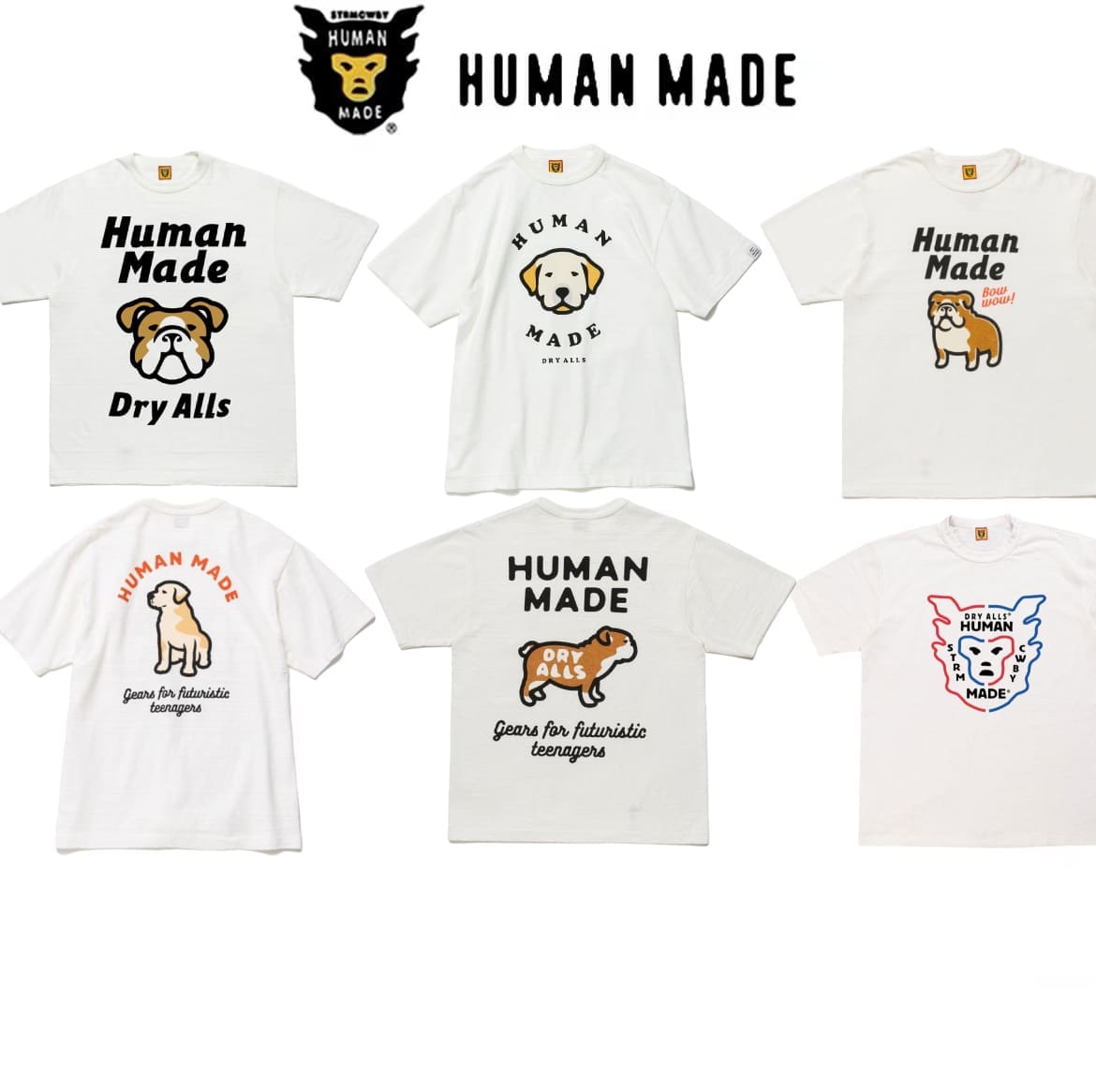 Human Made Cartoon Dog Tee