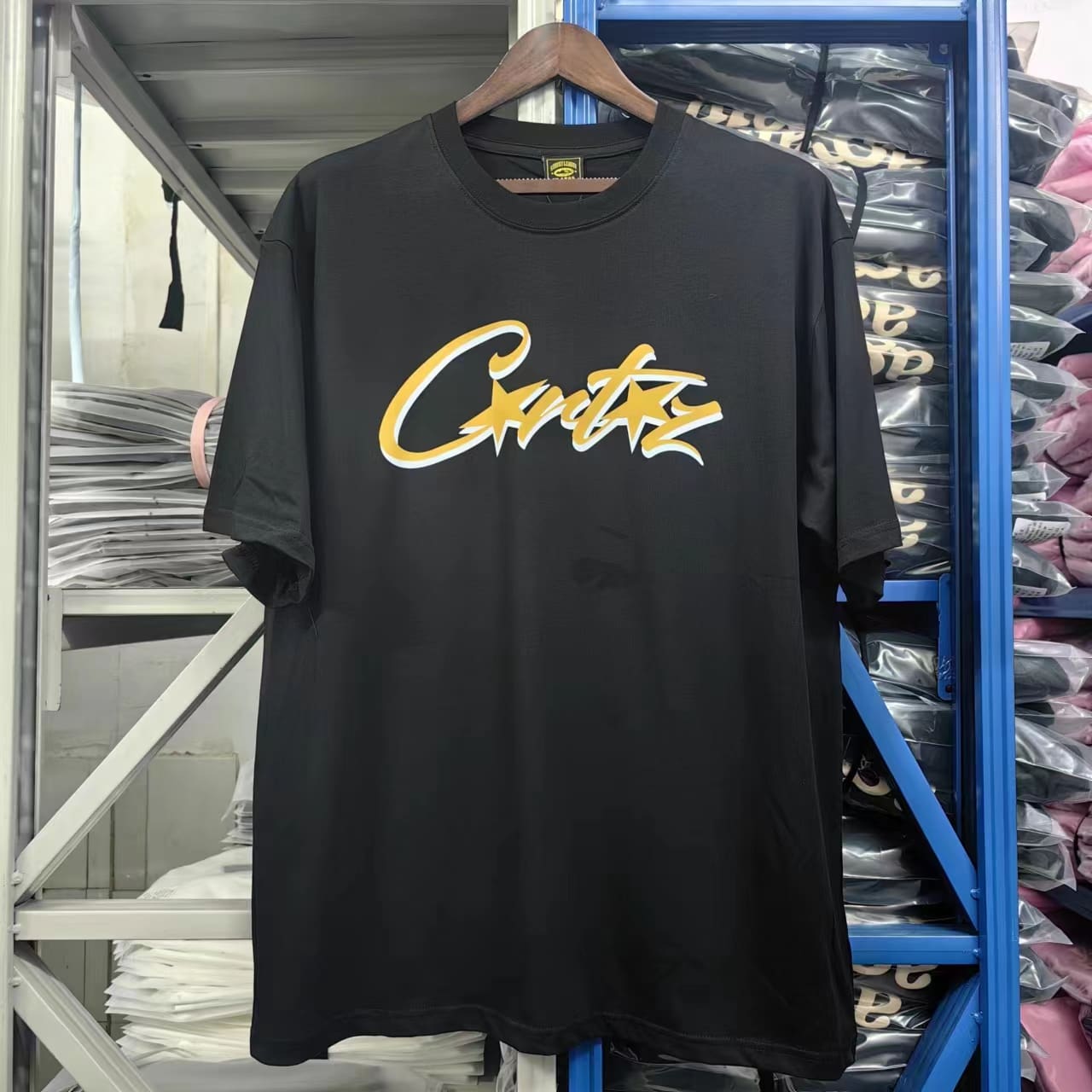 Corteiz Classic Letter Print Loose T-Shirt for Men and Women