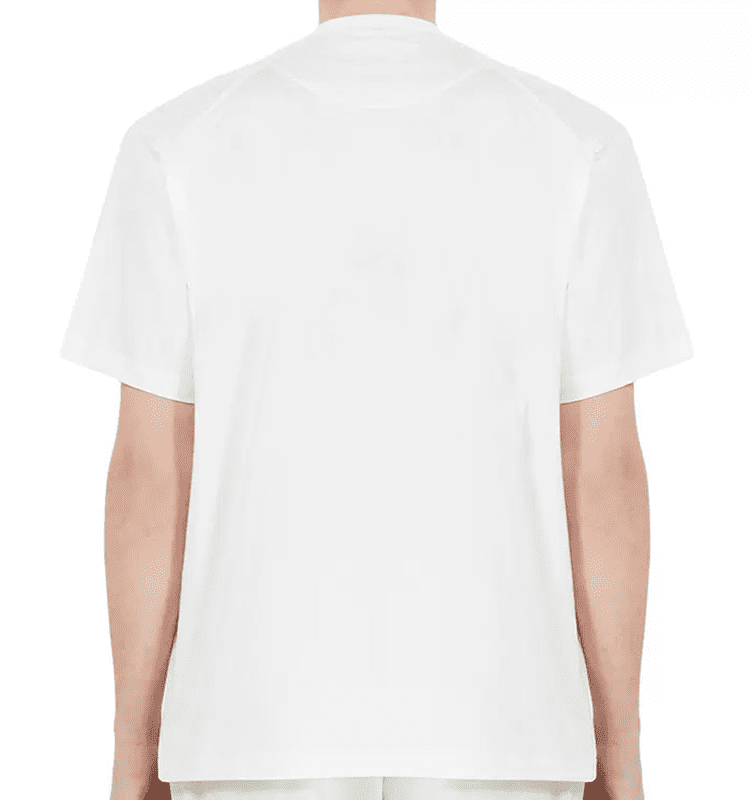 Yohji Yamamoto Vertical Signature Logo Tee