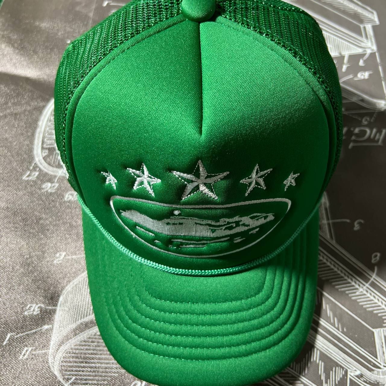 Corteiz 5 Star Trucker Hat New Season Five Star Cap