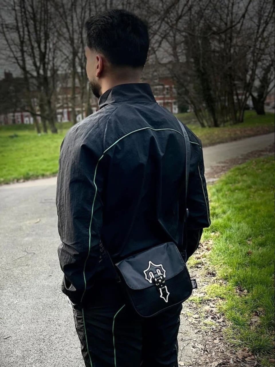 Trapstar Sports Casual Suit Embroidered Logo Zipper Cardigan and Trousers