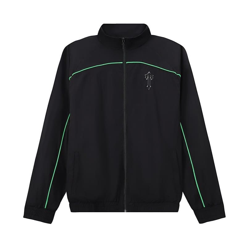 Trapstar Sports Casual Suit Embroidered Logo Zipper Cardigan and Trousers
