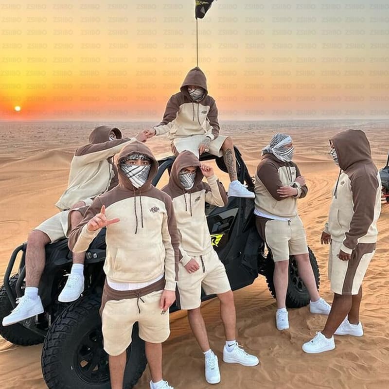 Synaworld American Street Stitching Hoodie