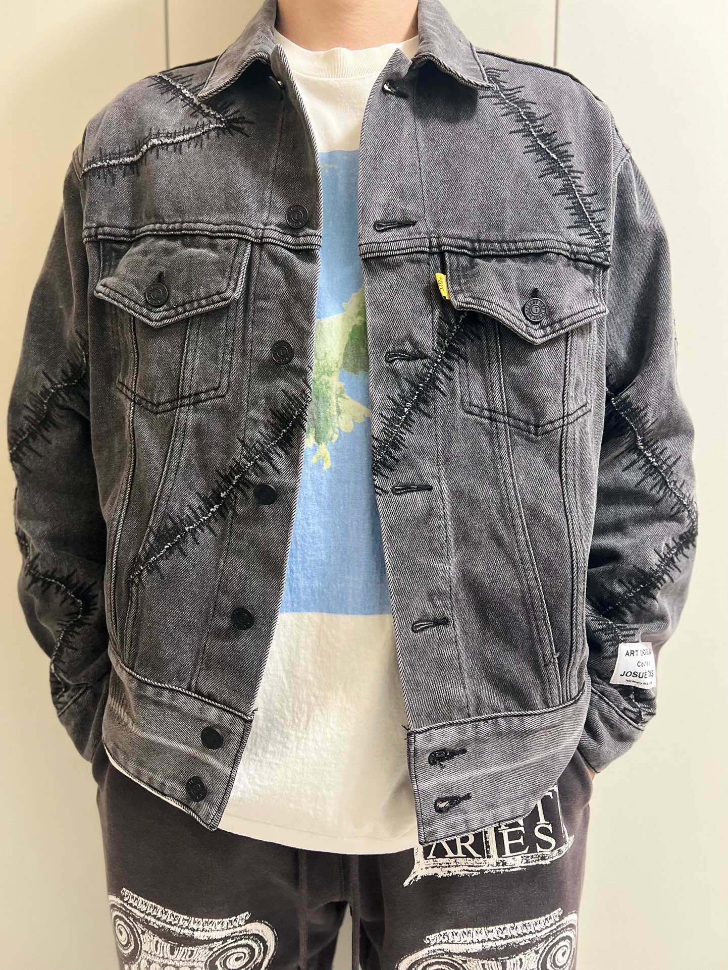 Gallery Dept. Scar And Y Vintage Denim Jacket