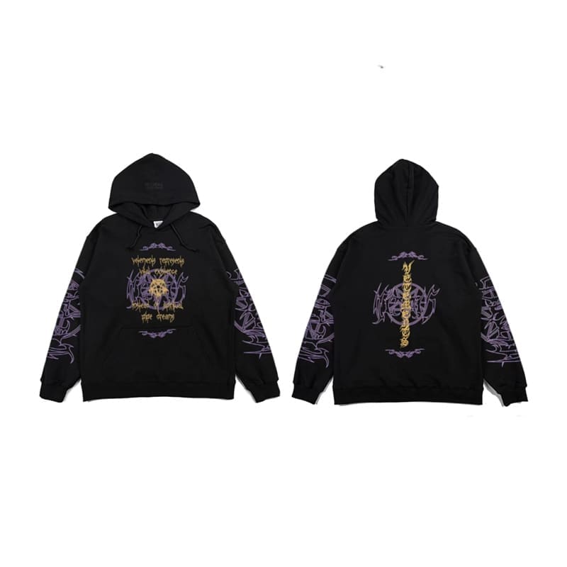 Red Patch Vtm Hooded Sweater 2