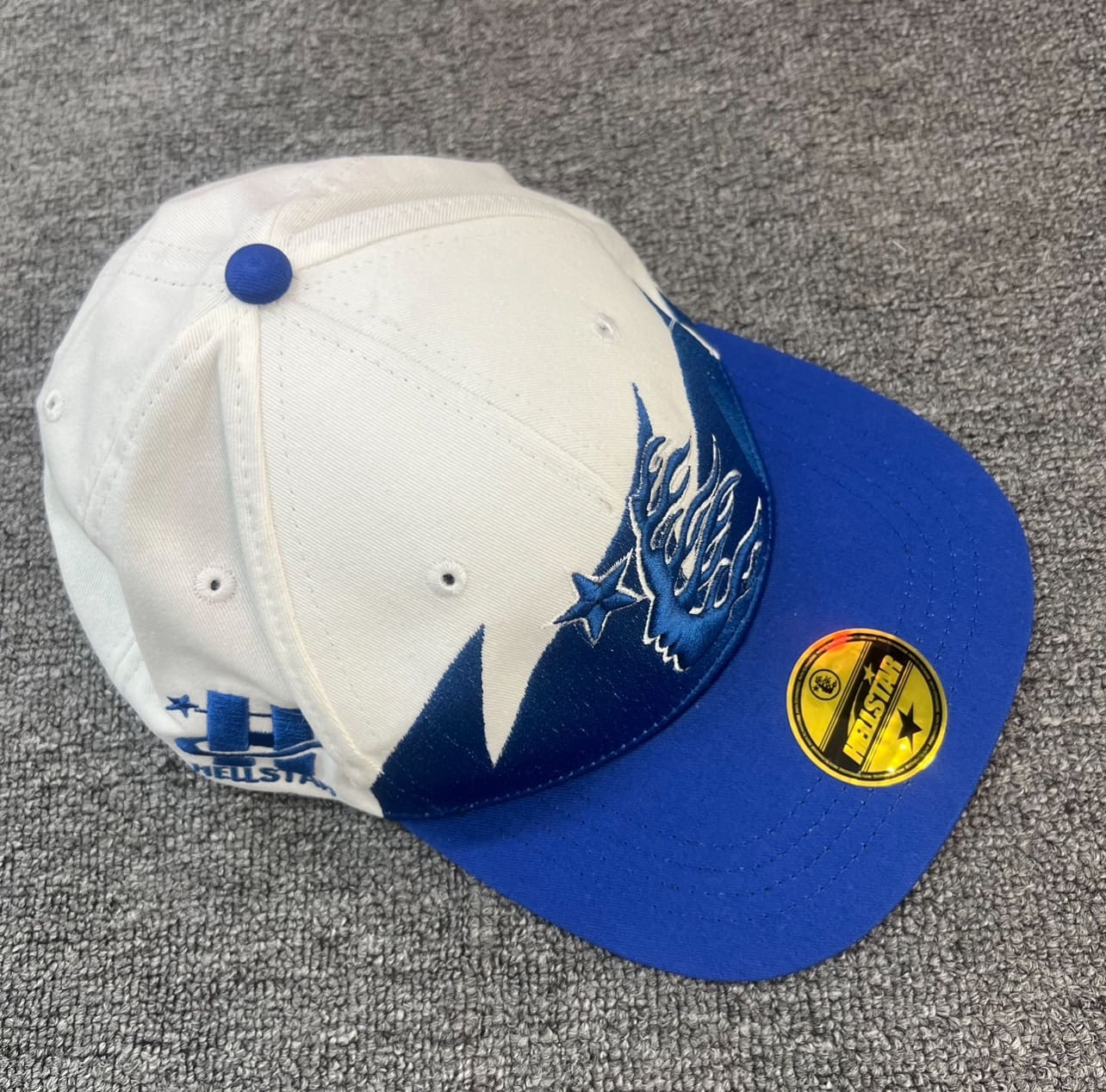 H*lst*r studios rhinestone logo fitted baseball cap for men and women