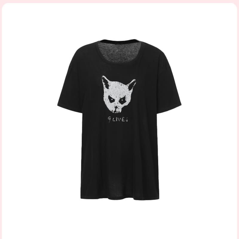 Design Printed Round Neck Tee