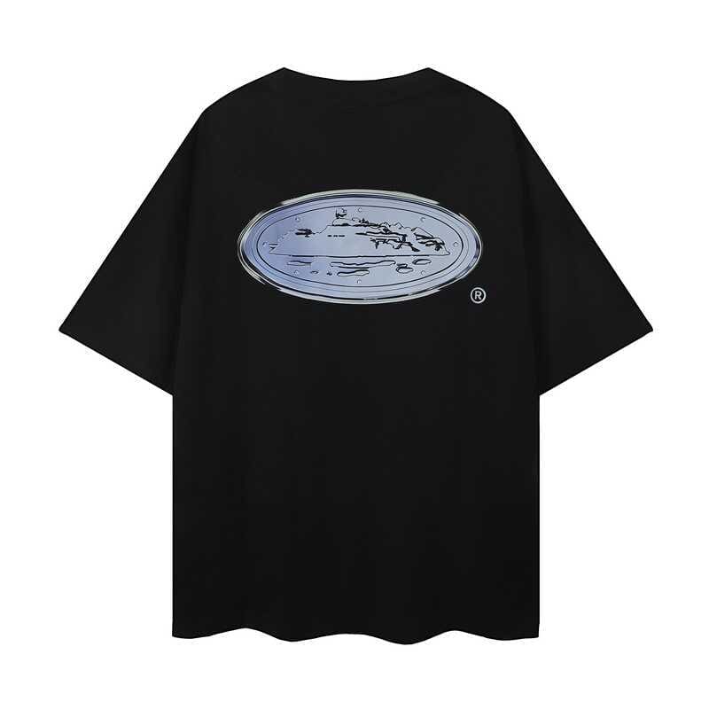 Corteiz Devil Island 2024 Summer Cotton Loose Casual Round Neck T-Shirt for Men and Women