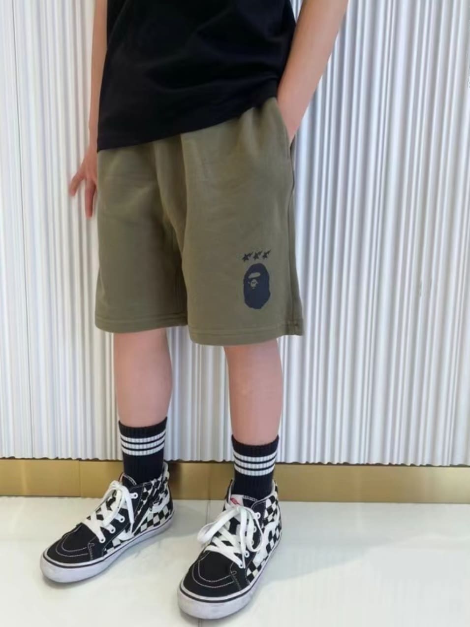Bape Children’S Cotton Track Pants